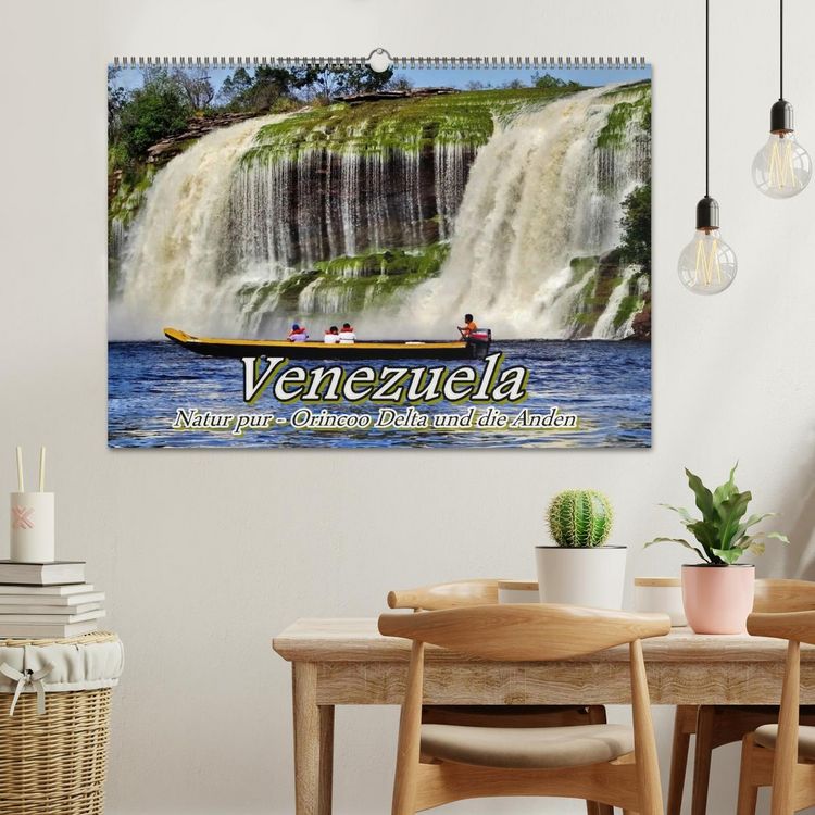Produktbild: Venezuela - Natur pur Orinoco Delta und die Anden (Wandkalender 2026 DIN A2 quer), CALVENDO Monatskalender