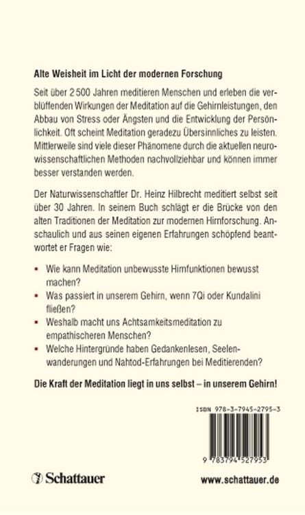 Produktbild: Meditation und Gehirn (Wissen & Leben)