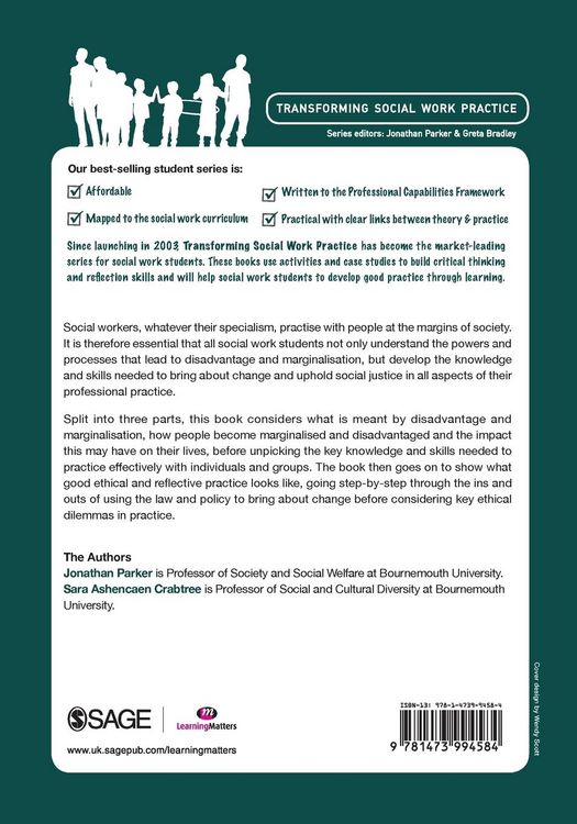 Produktbild: Social Work with Disadvantaged and Marginalised People