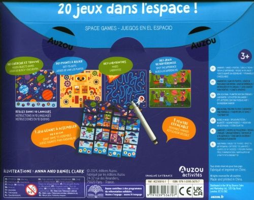 Produktbild: 20 jeux dans l'espace !