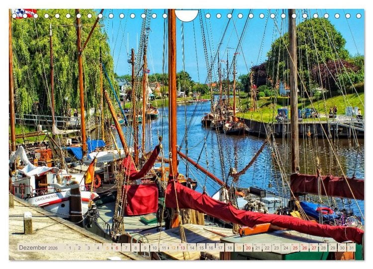 Produktbild: Reise an die Nordsee - Carolinensiel (Wandkalender 2026 DIN A4 quer), CALVENDO Monatskalender