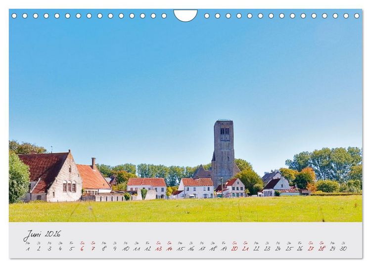 Produktbild: Belgien - Grafschaft Flandern (Wandkalender 2026 DIN A4 quer), CALVENDO Monatskalender
