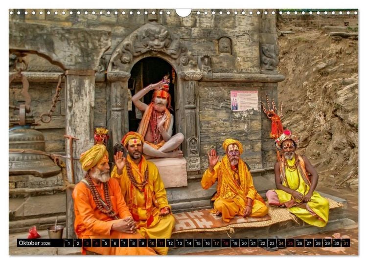 Produktbild: Nepal - das Dach der Welt (Wandkalender 2026 DIN A3 quer), CALVENDO Monatskalender
