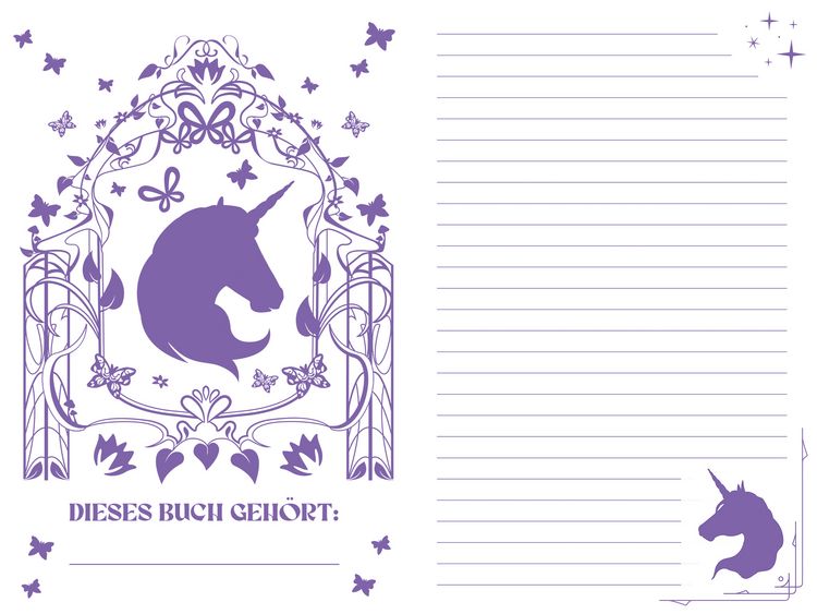 Produktbild: Unicorn Academy: Notizbuch