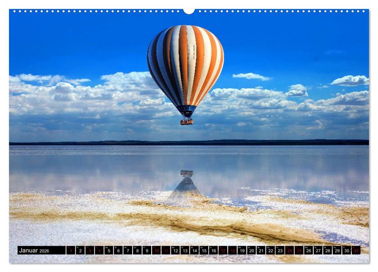 Produktbild: Ballonfahrt - Faszination und Abenteuer (Wandkalender 2026 DIN A2 quer), CALVENDO Monatskalender