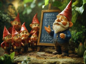 Produktbild: CALVENDO Puzzle Die geheime Schule der Gartenzwerge | 1000 Teile Lege-Gr&ouml;&szlig;e 64x48cm Foto-Puzzle f&uuml;r gl&uuml;ckliche Stunden