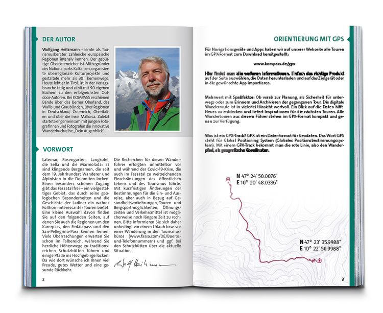 Produktbild: KOMPASS Wanderf&uuml;hrer Fassatal, Rosengarten, 60 Touren