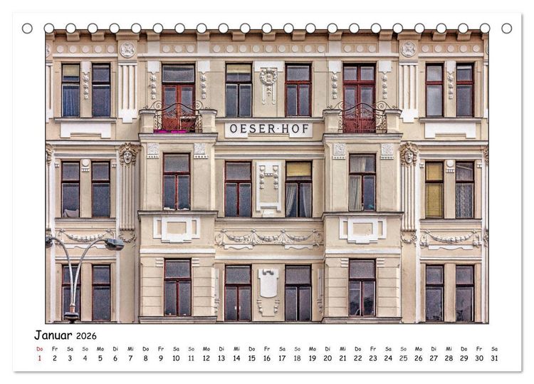 Produktbild: Wiener Jugendstil-Fassaden (Tischkalender 2026 DIN A5 quer), CALVENDO Monatskalender