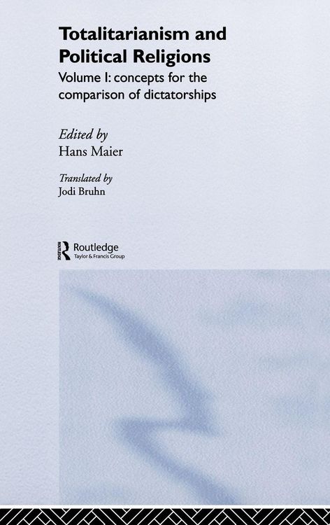 Produktbild: Totalitarianism and Political Religions, Volume 1
