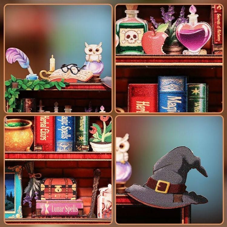 Produktbild: Mini-Booknook Magic Bookshelf
