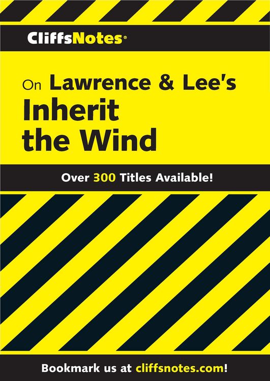 Produktbild: CliffsNotes on Lawrence & Lee's Inherit the Wind