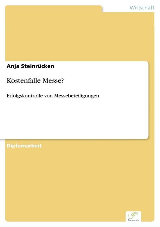 Produktbild: Kostenfalle Messe?