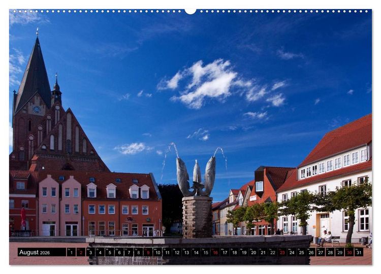 Produktbild: Barth - Idyll zwischen Bodden und Ostsee (Wandkalender 2026 DIN A2 quer), CALVENDO Monatskalender