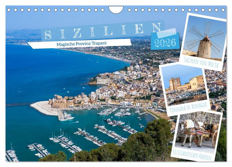 Produktbild: Sizilien - Magische Provinz Trapani (Wandkalender 2026 DIN A4 quer), CALVENDO Monatskalender