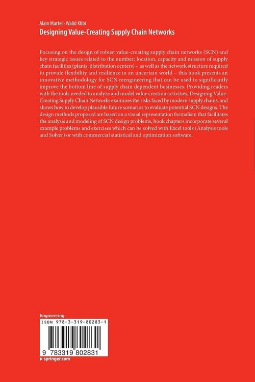 Produktbild: Designing Value-Creating Supply Chain Networks