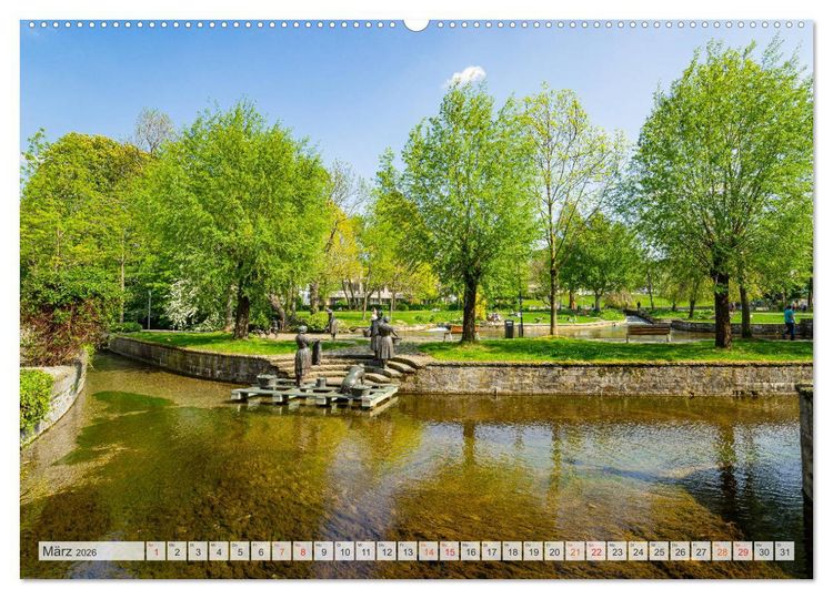 Produktbild: Paderborn Impressionen (Wandkalender 2026 DIN A2 quer), CALVENDO Monatskalender
