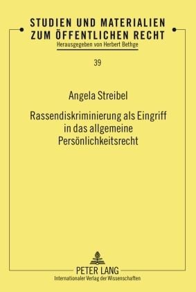 Produktbild: Rassendiskriminierung als Eingriff in das allgemeine Pers&ouml;nlichkeitsrecht