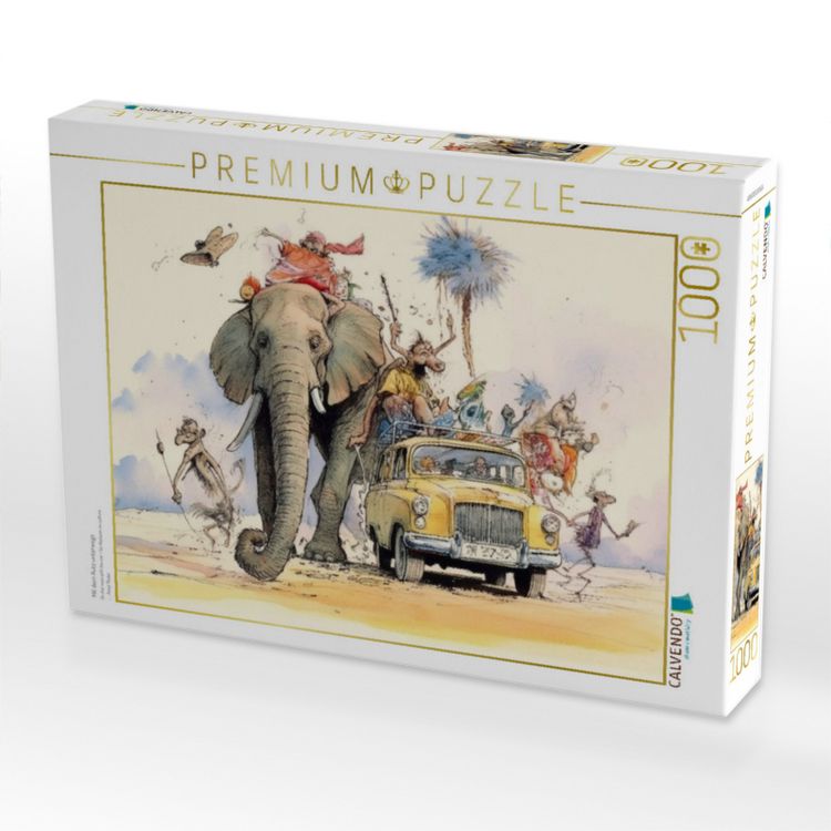 Produktbild: CALVENDO Puzzle Mit dem Auto unterwegs | 1000 Teile Lege-Gr&ouml;&szlig;e 64x48cm Foto-Puzzle f&uuml;r gl&uuml;ckliche Stunden