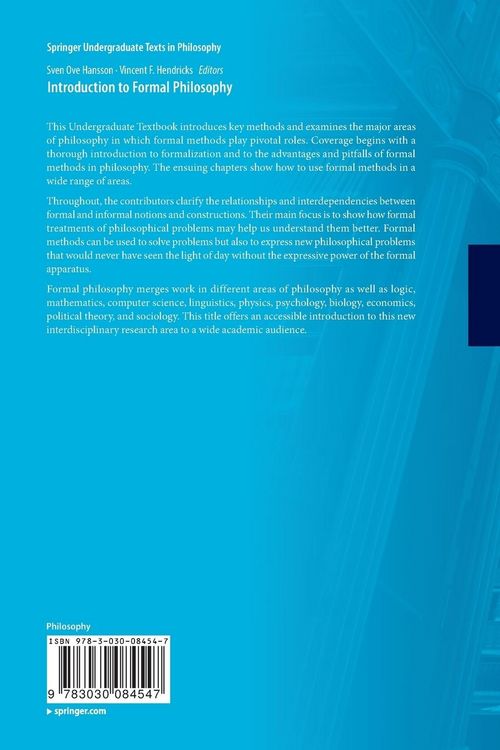 Produktbild: Introduction to Formal Philosophy