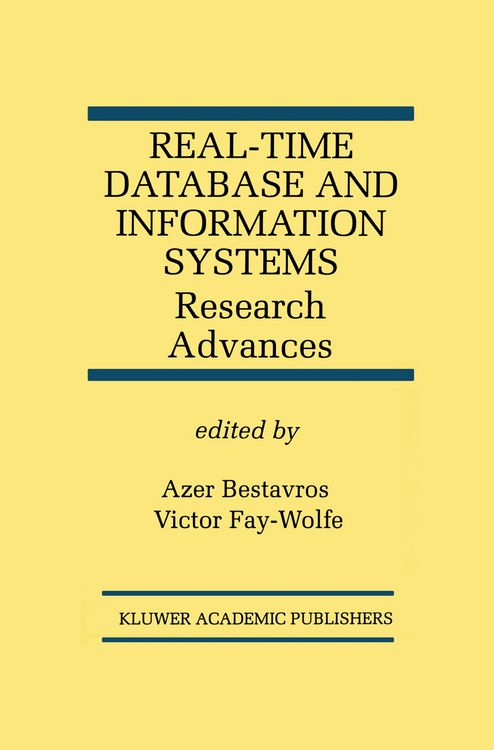 Produktbild: Real-Time Database and Information Systems: Research Advances