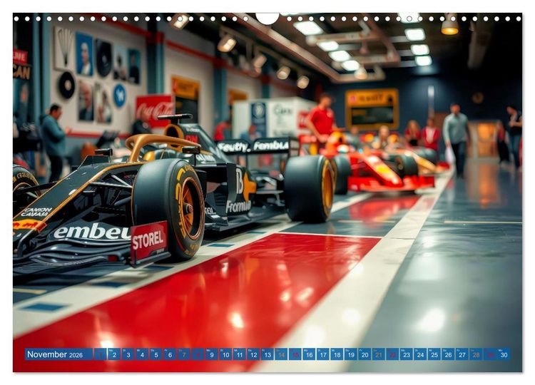 Produktbild: Formel 1 Boxenstopp (Wandkalender 2026 DIN A3 quer), CALVENDO Monatskalender