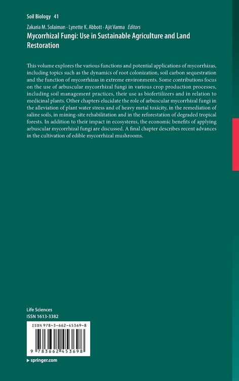Produktbild: Mycorrhizal Fungi: Use in Sustainable Agriculture and Land Restoration