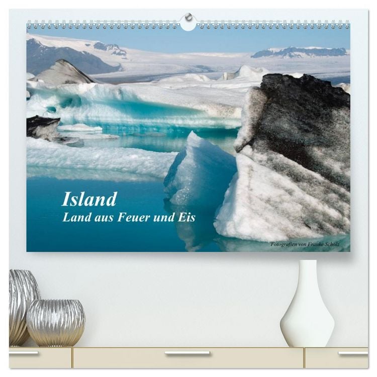 Produktbild: Island (hochwertiger Premium Wandkalender 2026 DIN A2 quer), Kunstdruck in Hochglanz