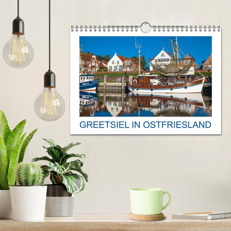 Produktbild: Greetsiel in Ostfriesland (Wandkalender 2026 DIN A4 quer), CALVENDO Monatskalender