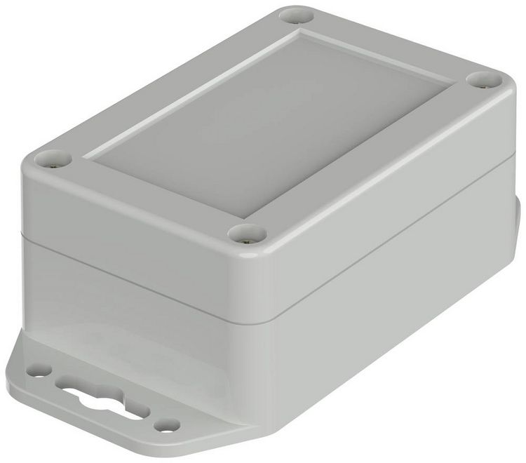 Produktbild: Bopla Euromas X, XT 090604 WL 7035 07809064 Flansch-Geh&auml;use 90 x 60 x 39.9 ABS Lichtgrau (RAL 7035) 1 St.