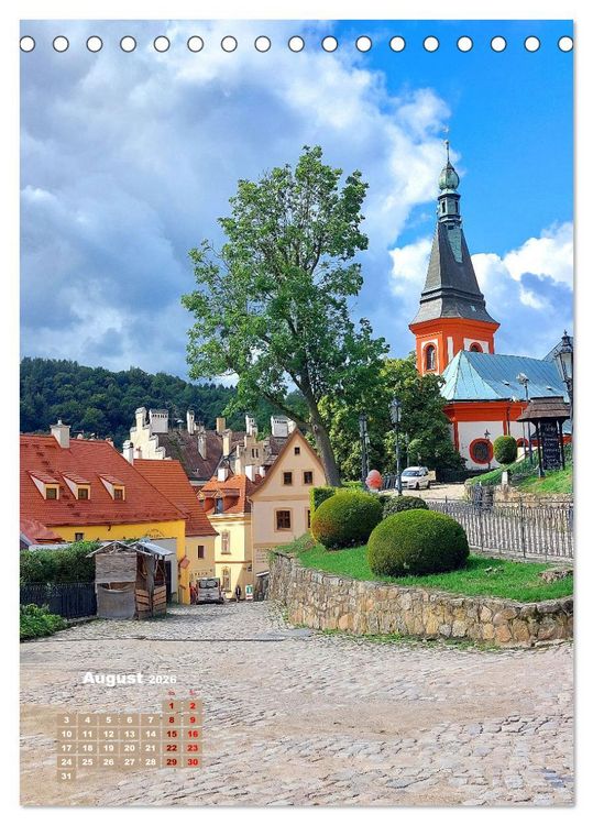 Produktbild: Loket - Idyllisches St&auml;dtchen in Tschechien (Tischkalender 2026 DIN A5 hoch), CALVENDO Monatskalender