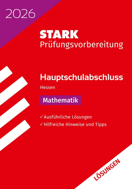 Produktbild: STARK Lösungen zu Mathematik - Hauptschulabschluss 2026 Hessen - Prüfungsvorbereitung