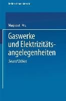 Produktbild: Gaswerke und Elektrizit&auml;tsangelegenheiten