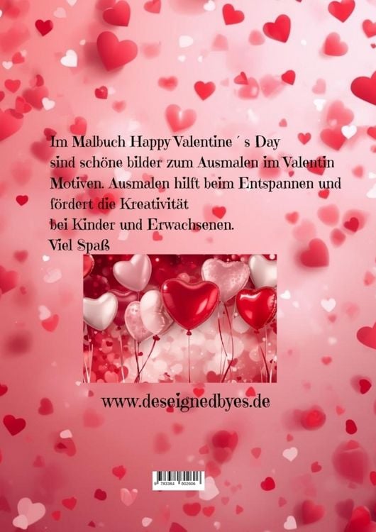 Produktbild: Malbuch Happy Valentine&acute;s Day