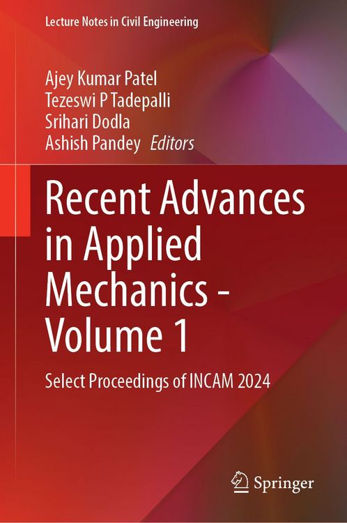 Produktbild: Recent Advances in Applied Mechanics - Volume 1