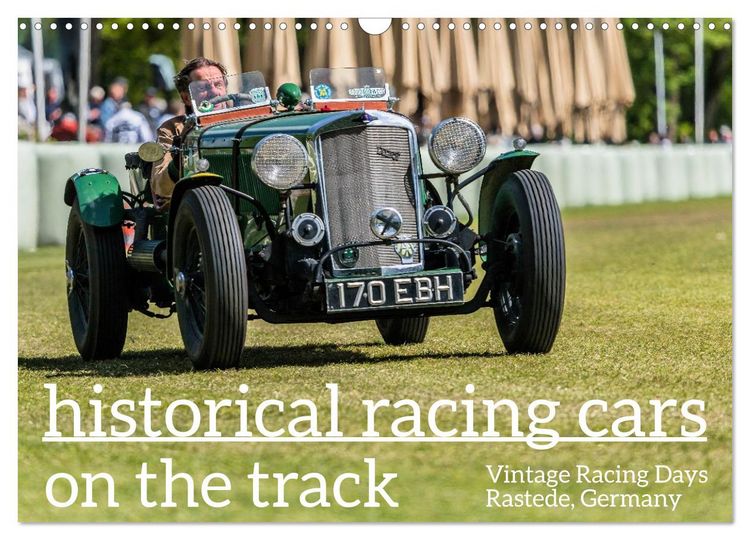 Produktbild: historical racing cars on the track (Wall Calendar 2026 DIN A3 landscape), CALVENDO 12 Month Wall Calendar