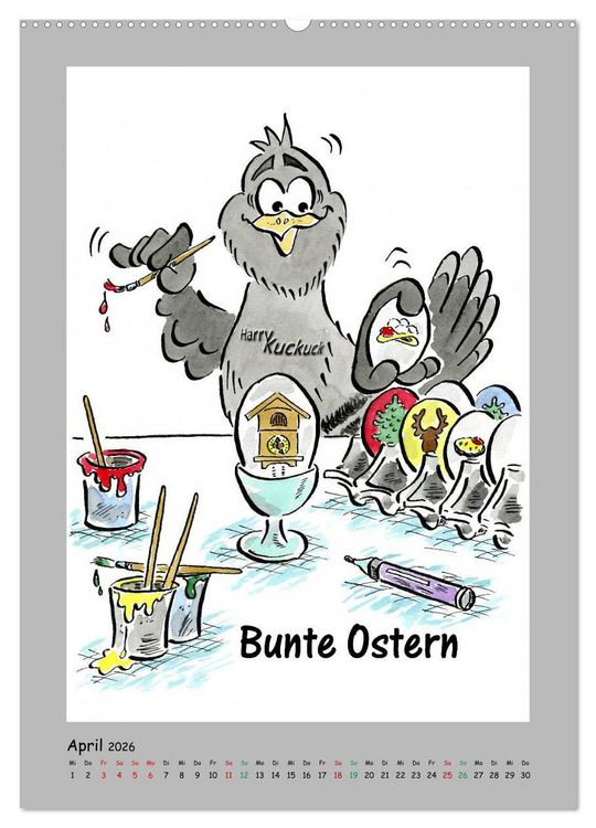 Produktbild: HarryKuckuck - Der Schwarzwald ruft (hochwertiger Premium Wandkalender 2026 DIN A2 hoch), Kunstdruck in Hochglanz