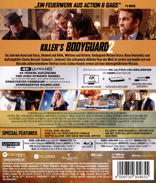 Produktbild: Killer's Bodyguard 2 (+ Blu-ray 2D)