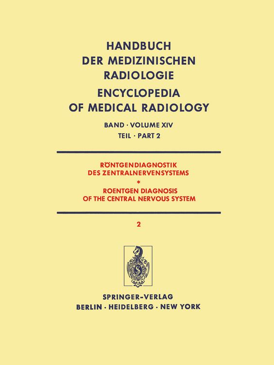 Produktbild: R&ouml;ntgendiagnostik des Zentralnervensystems Teil 2 / Roentgen Diagnosis of the Central Nervous System Part 2