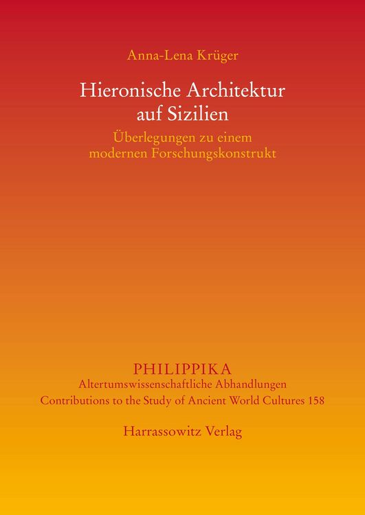 Produktbild: Hieronische Architektur auf Sizilien