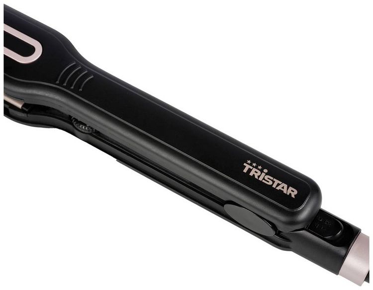 Produktbild: Tristar HD-2411 Gl&auml;tteisen Schwarz, Ros&eacute;gold