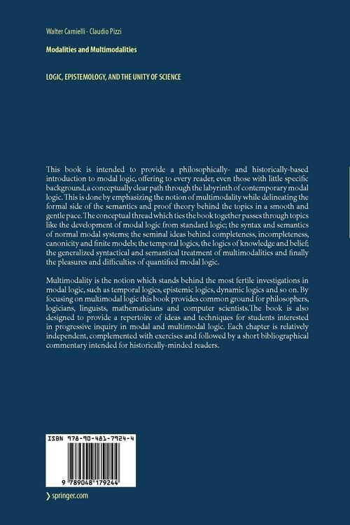 Produktbild: Modalities and Multimodalities