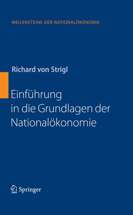 Produktbild: Einf&uuml;hrung in die Grundlagen der National&ouml;konomie