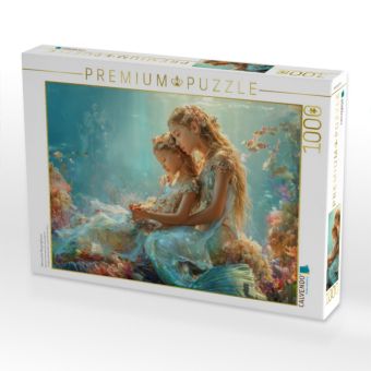 Produktbild: CALVENDO Puzzle Glamour&ouml;se Meerjungfrauen | 1000 Teile Lege-Gr&ouml;&szlig;e 64x48cm Foto-Puzzle f&uuml;r gl&uuml;ckliche Stunden