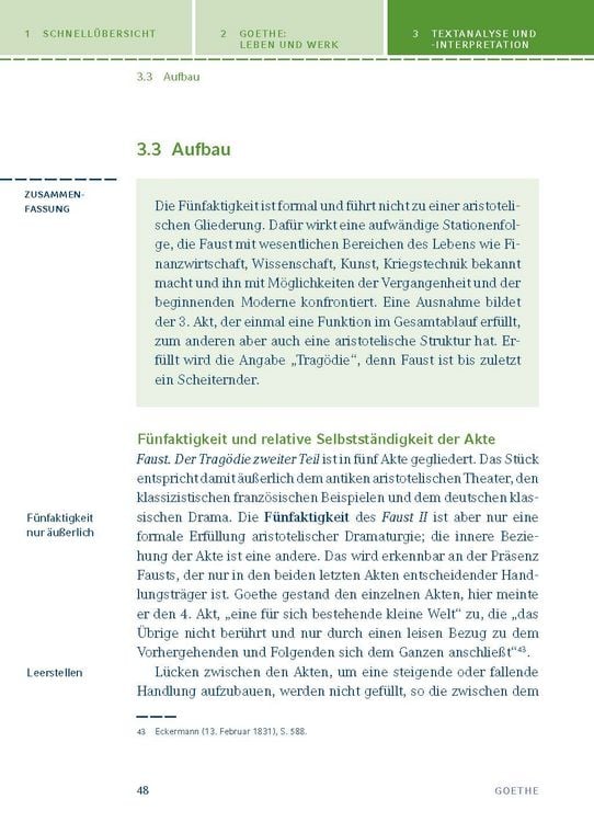 Produktbild: Faust II von Johann Wolfgang von Goethe.