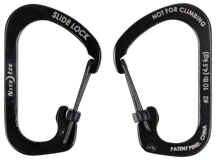 Produktbild: NITE Ize CSL2-01-R6 Karabiner SlideLock Gr. 2 44mm x 29mm x 2.5mm 1St.