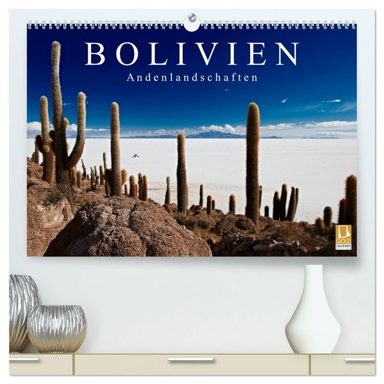 Produktbild: Bolivien Andenlandschaften (hochwertiger Premium Wandkalender 2026 DIN A2 quer), Kunstdruck in Hochglanz