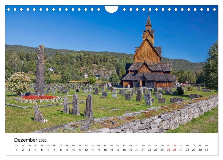 Produktbild: Norwegen - Magie aus Licht und Landschaft (Wandkalender 2026 DIN A4 quer), CALVENDO Monatskalender