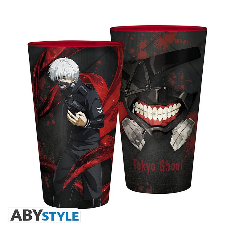 Produktbild: TOKYO GHOUL - Large Glass - - Kaneki & Mask - box*