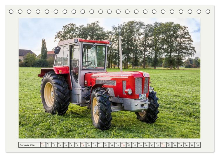 Produktbild: Alte Sch&auml;tzchen - Traktoren (Tischkalender 2026 DIN A5 quer), CALVENDO Monatskalender
