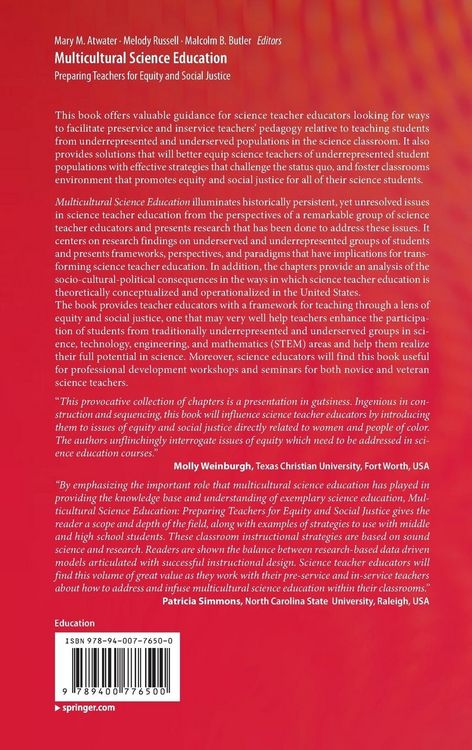Produktbild: Multicultural Science Education